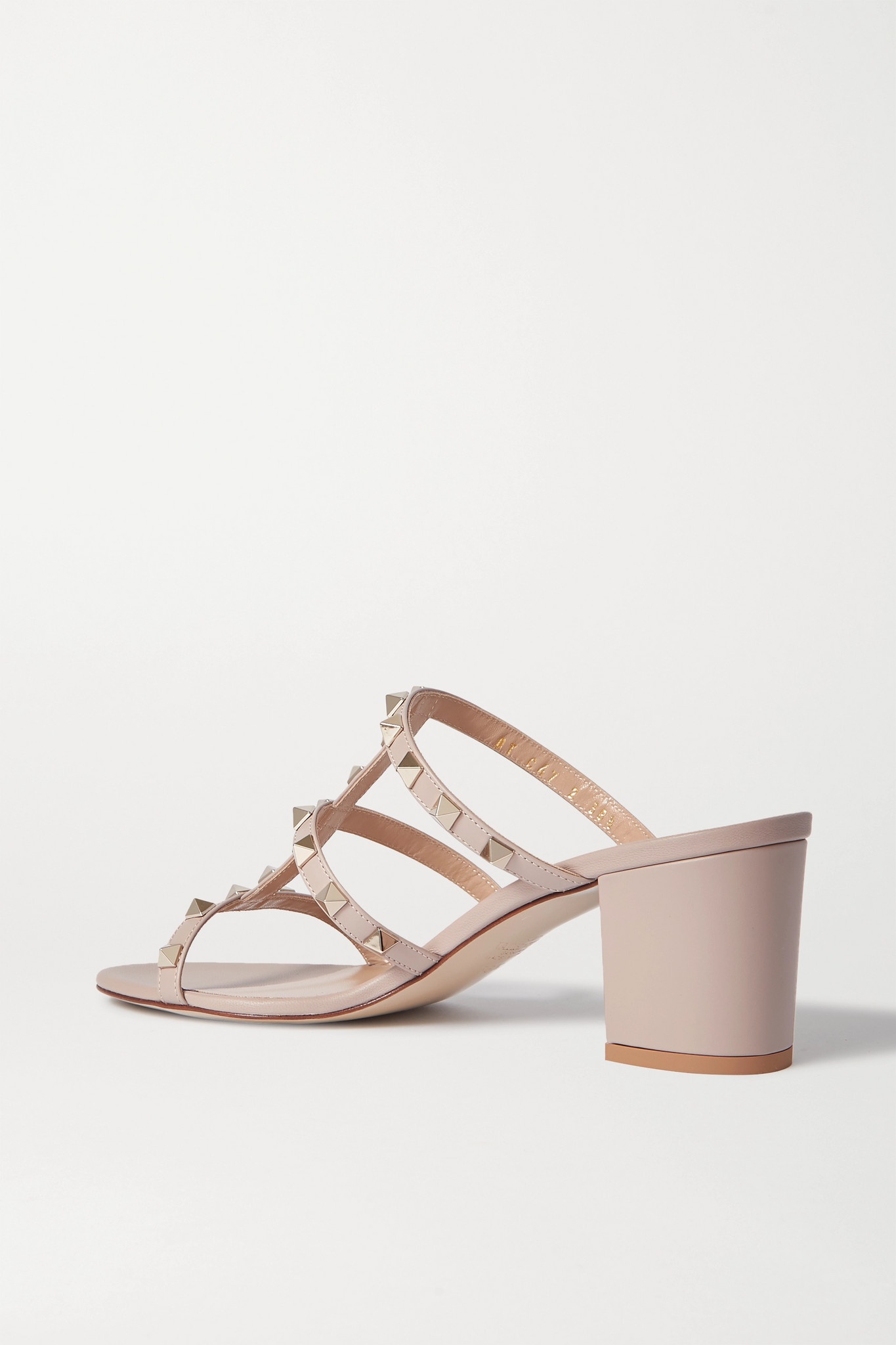 Valentino Garavani Rockstud 60 leather mules - 3