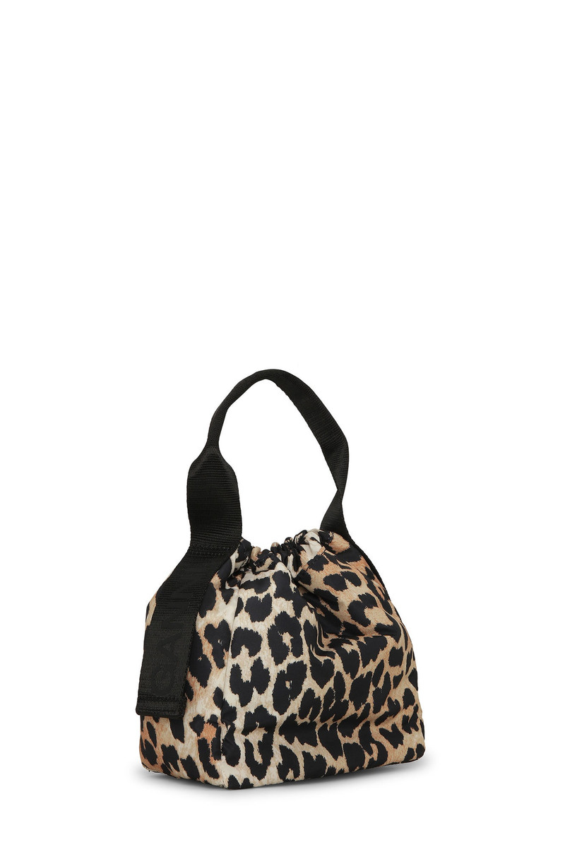 GANNI LEOPARD TECH POUCH BAG outlook