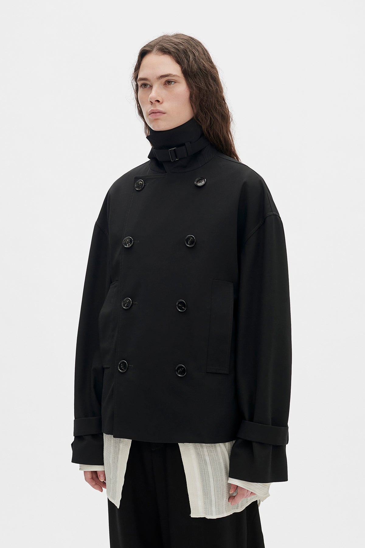 leni Cropped Trench Coat - 2