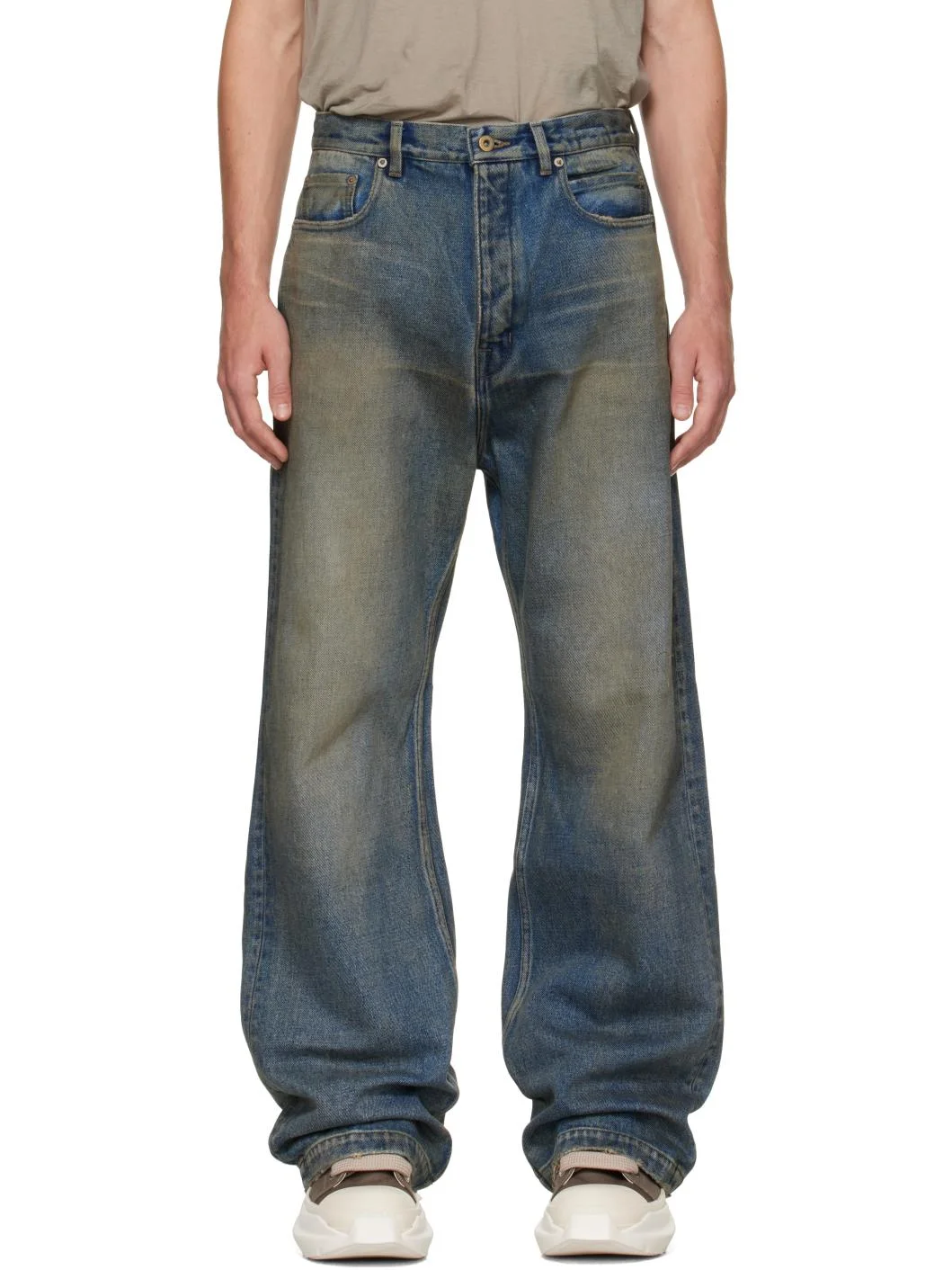 Blue Tower Strobe Jeans - 1