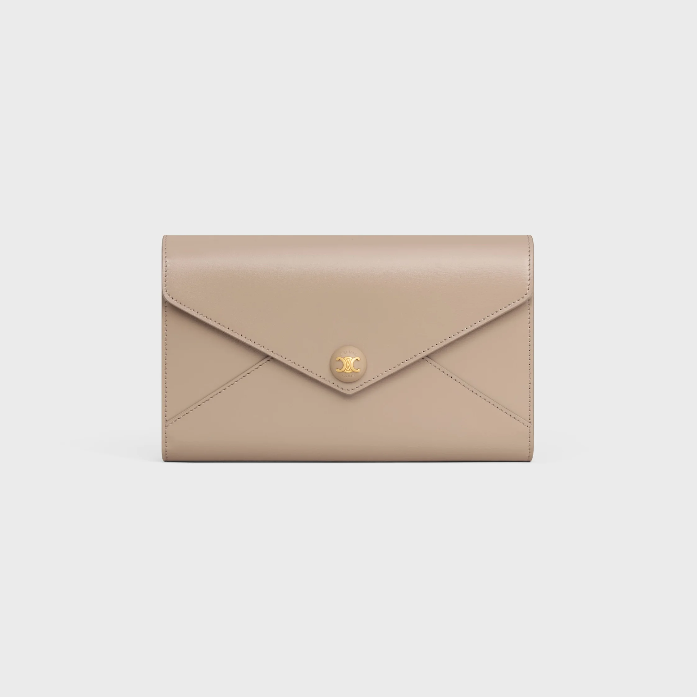 ENVELOPE WALLET ON CHAIN IN Shiny calfskin - 1