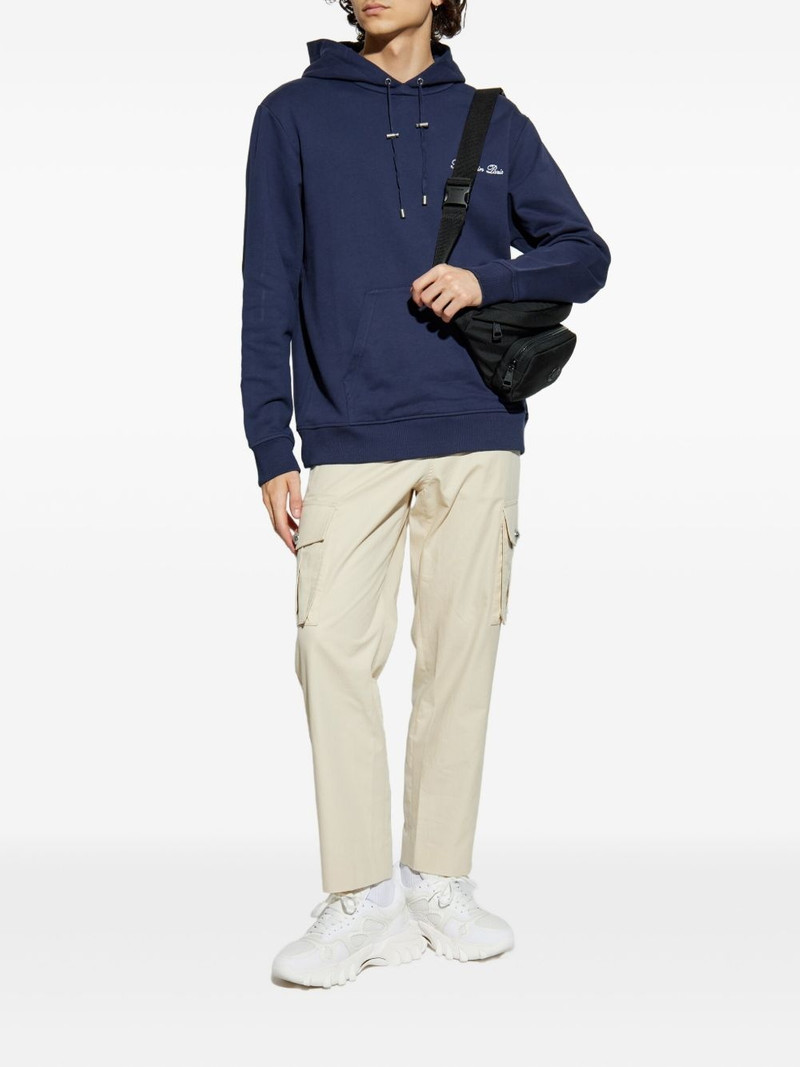 Balmain logo-embroidered hoodie outlook