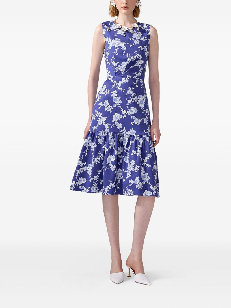 CAROLINA HERRERA floral-print dress outlook