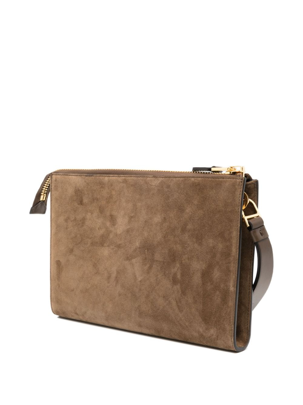 logo-debossed clutch bag - 2