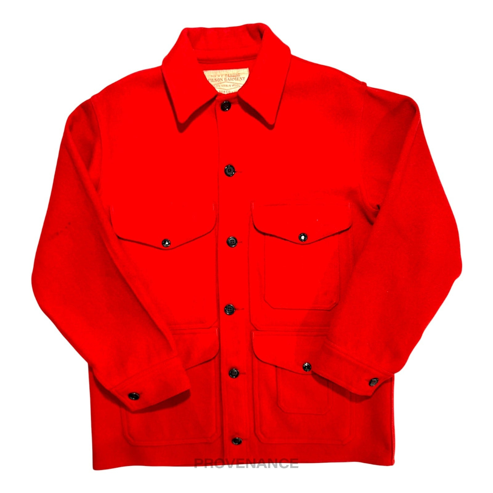 Filson Mackinaw Wool Cruiser Jacket - Scarlet Red 38 S - 3