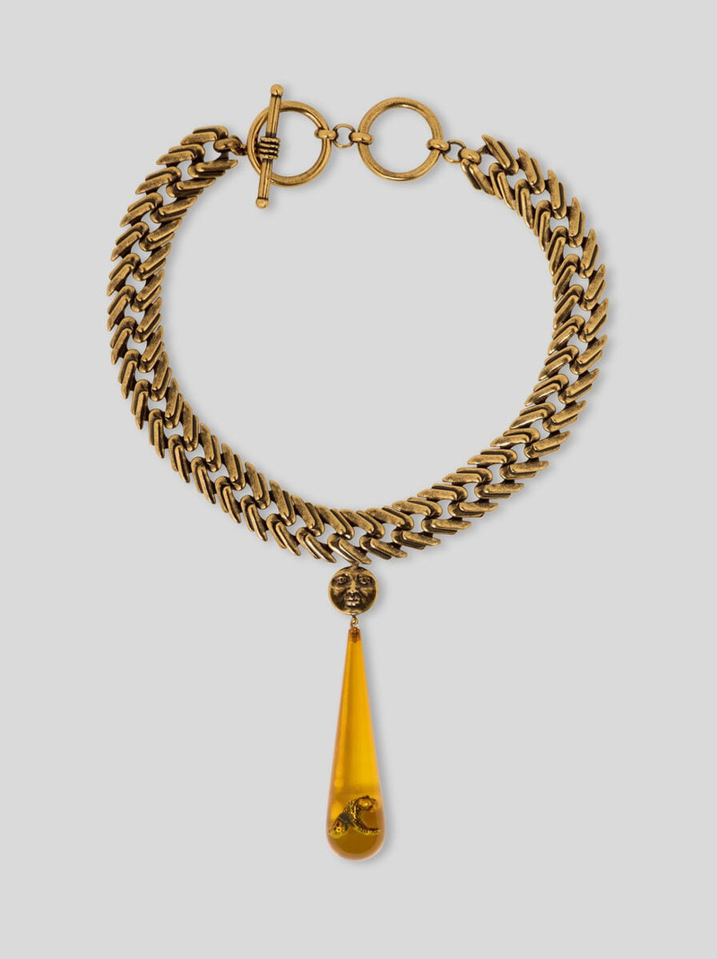 DROPLET AND PAISLEY BEE NECKLACE 1
