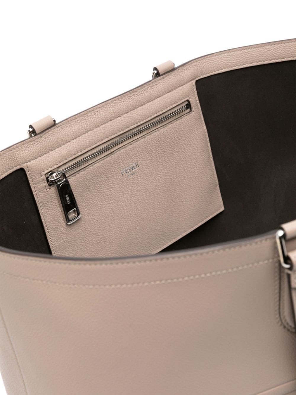 leather tote bag - 5