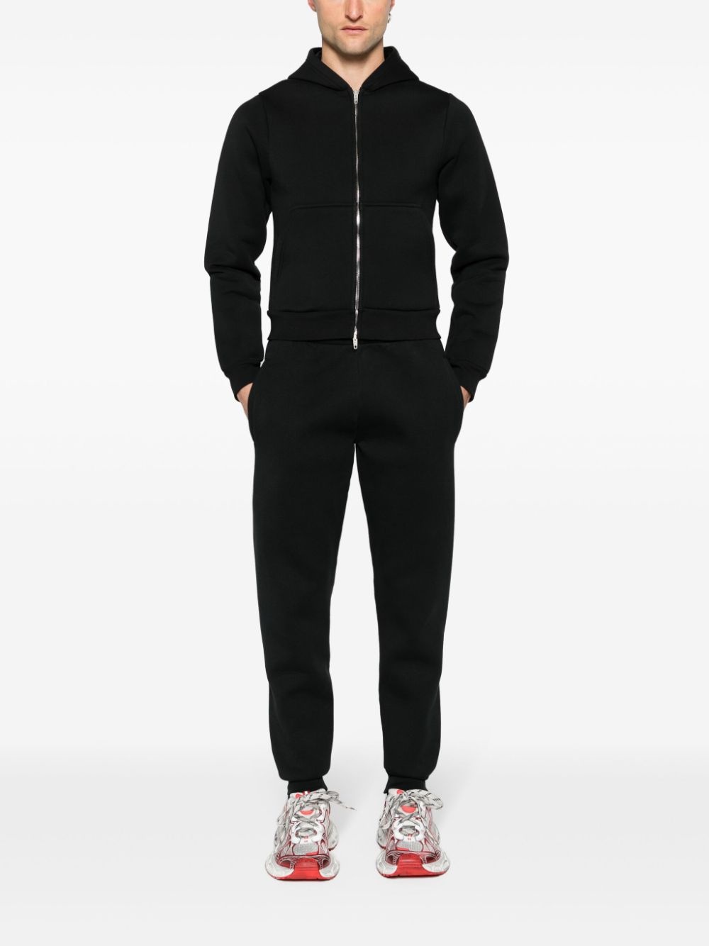 jersey cotton track pants - 3