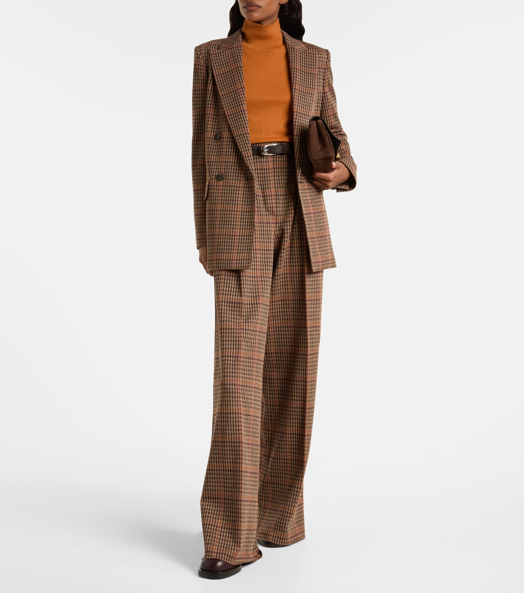 Guelfo checked wool and cotton blazer - 2