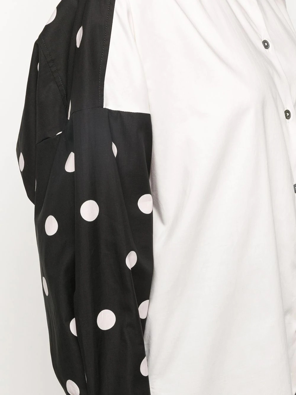 polka-dot back shirt  - 5