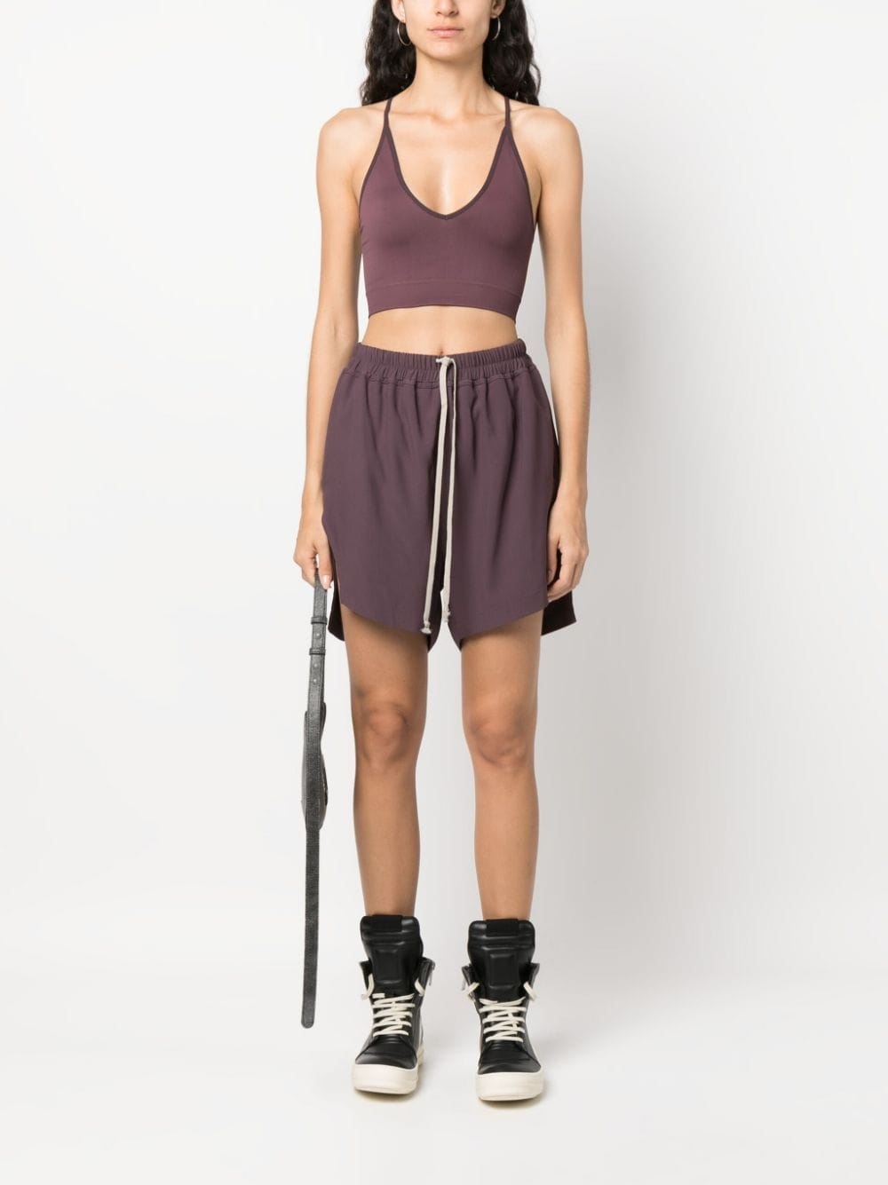 contrasting-drawstring boxer shorts - 4