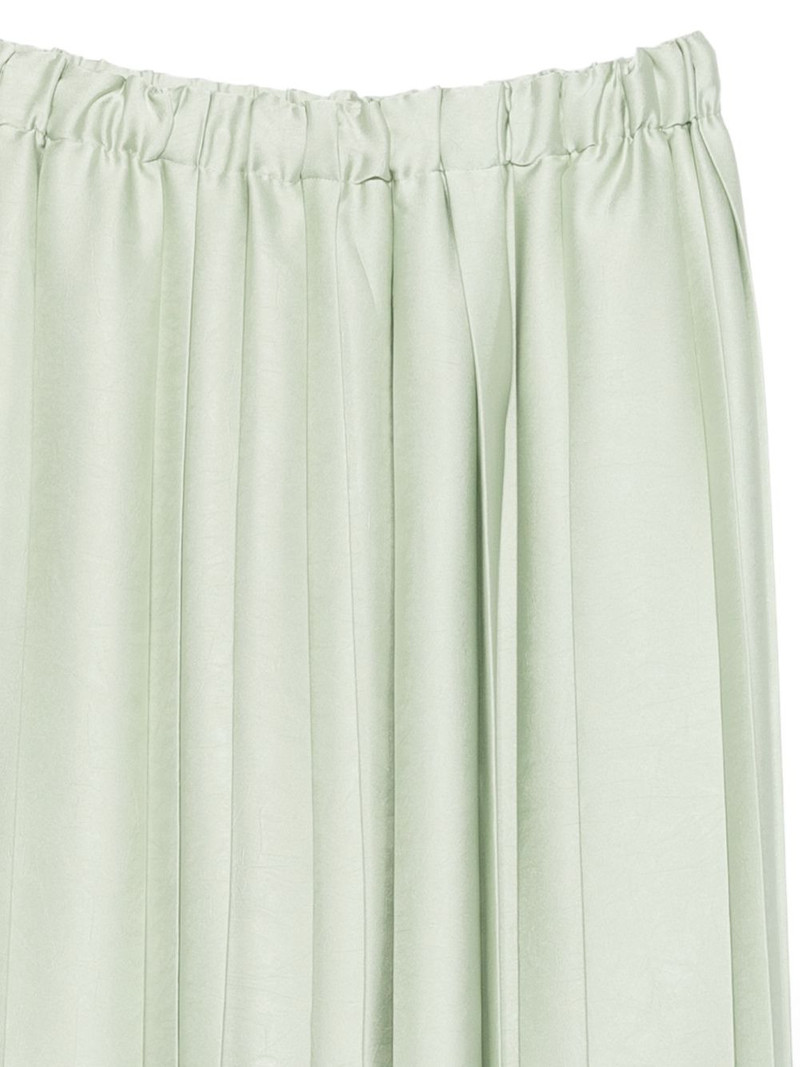 pleated elasticated-waist midi skirt 3