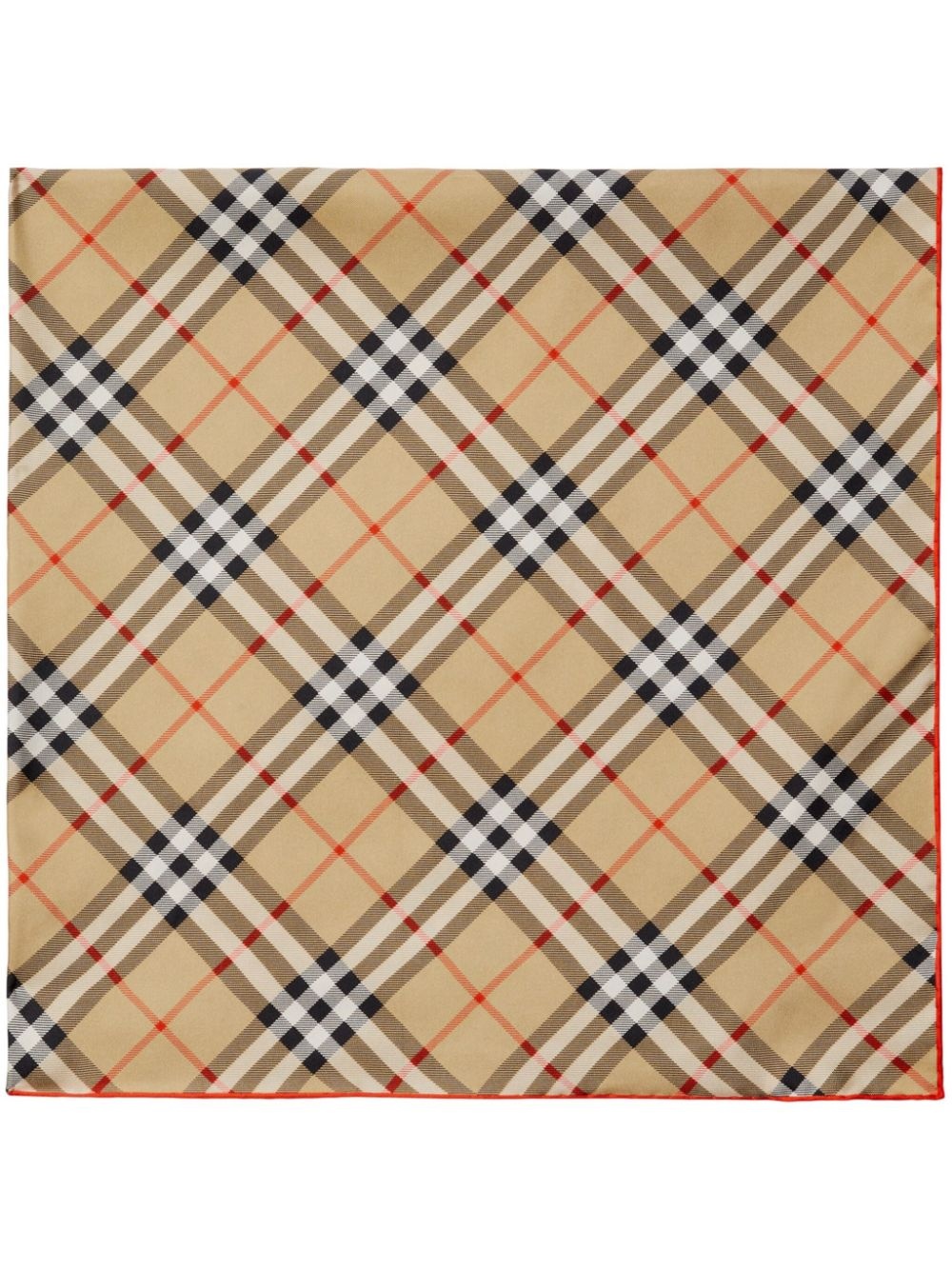 Vintage Check silk scarf - 1