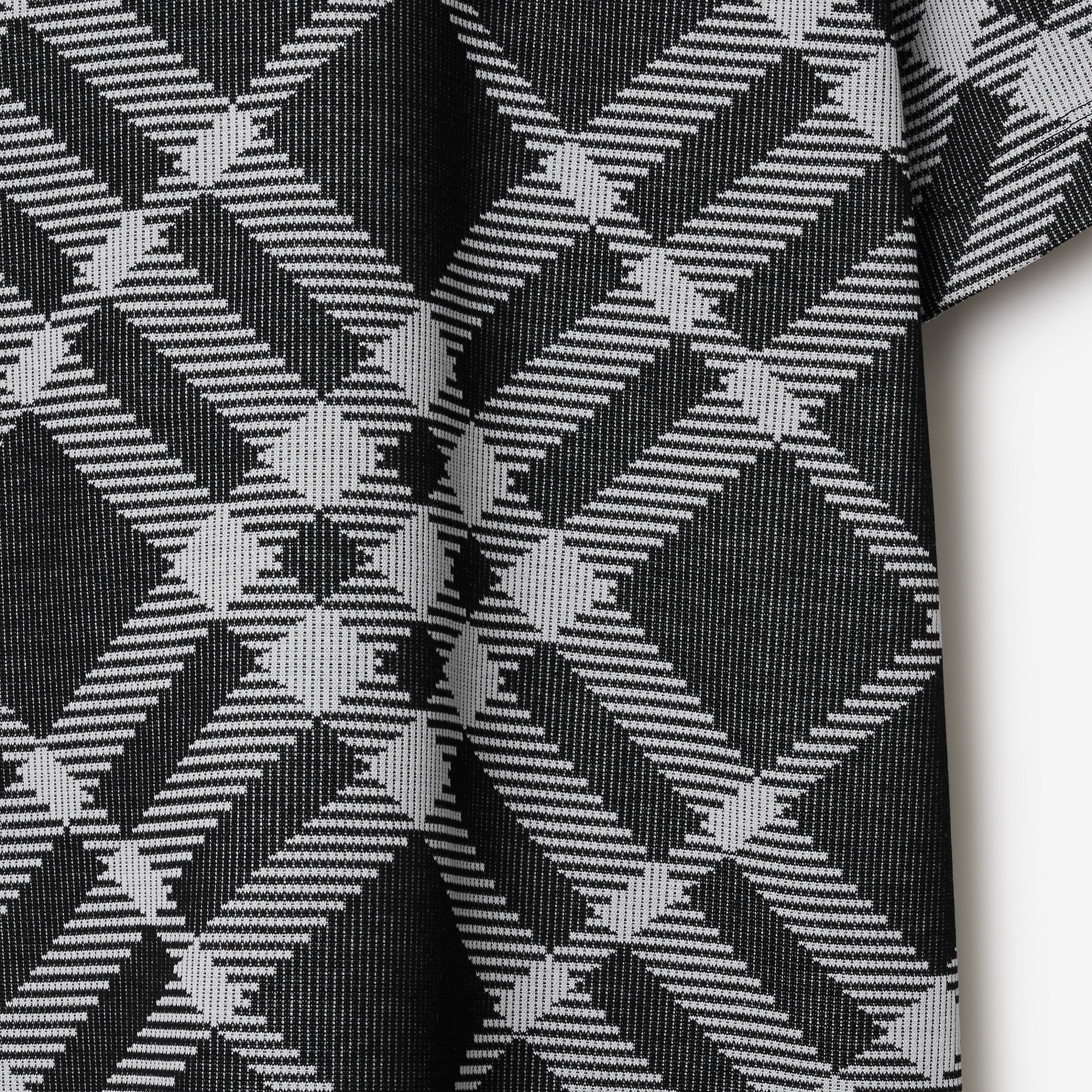 Burberry Check Stretch Cotton Blend T-shirt | REVERSIBLE