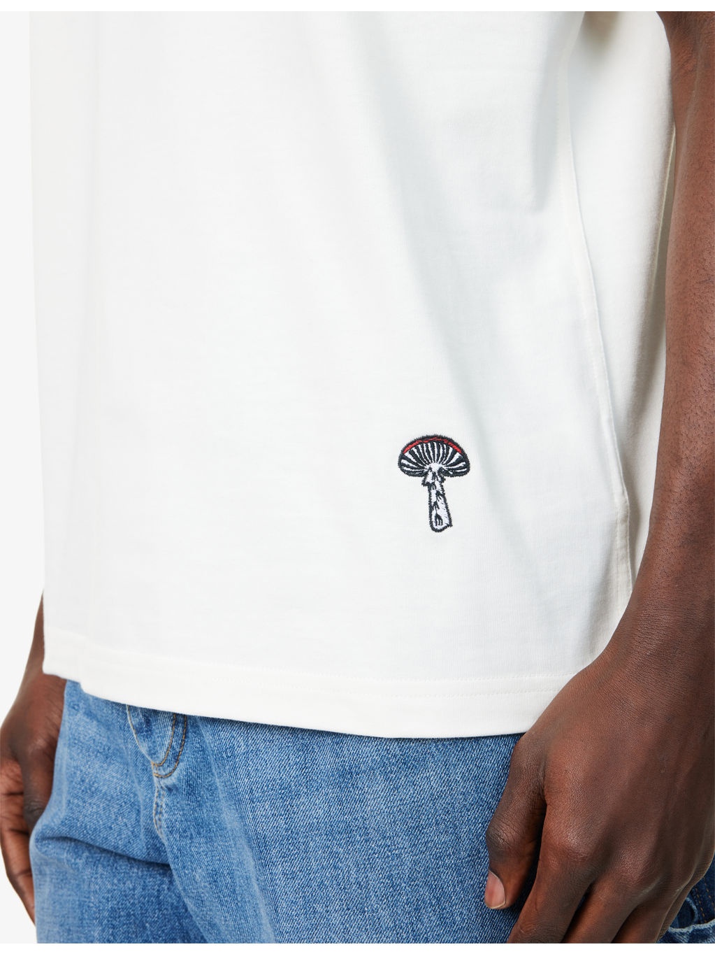 Graphic-Embroidered Crewneck Pima-Cotton T-Shirt - 5