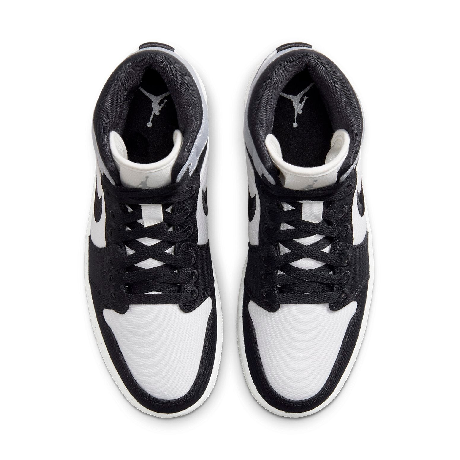 (WMNS) Air Jordan 1 Mid SE 'Canvas Steel Grey' DV0427-100 - 4