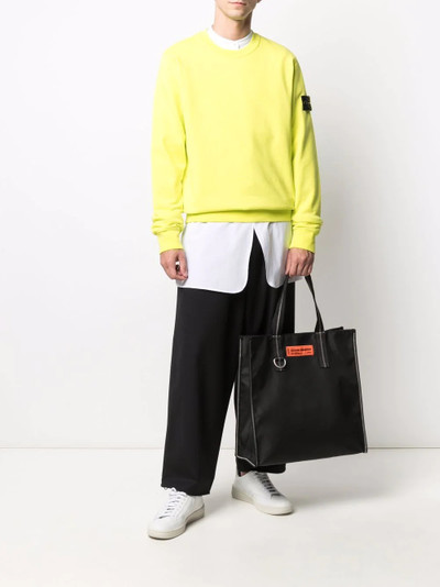 Heron Preston logo patch tote bag outlook