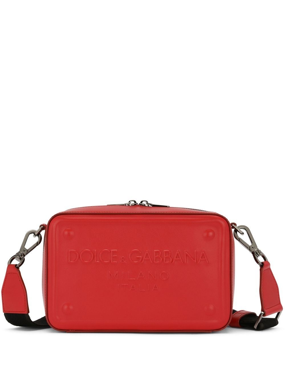 logo-embossed shoulder bag - 1