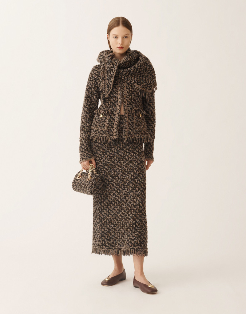 FABIANA FILIPPI Jacket in tweed and sequins outlook