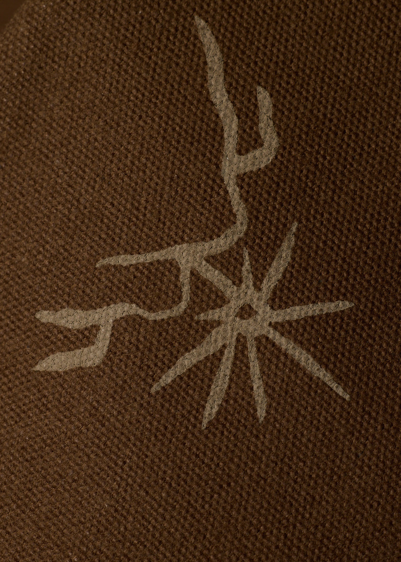 Organic-Cotton Blend Khaki Tote Bag 12