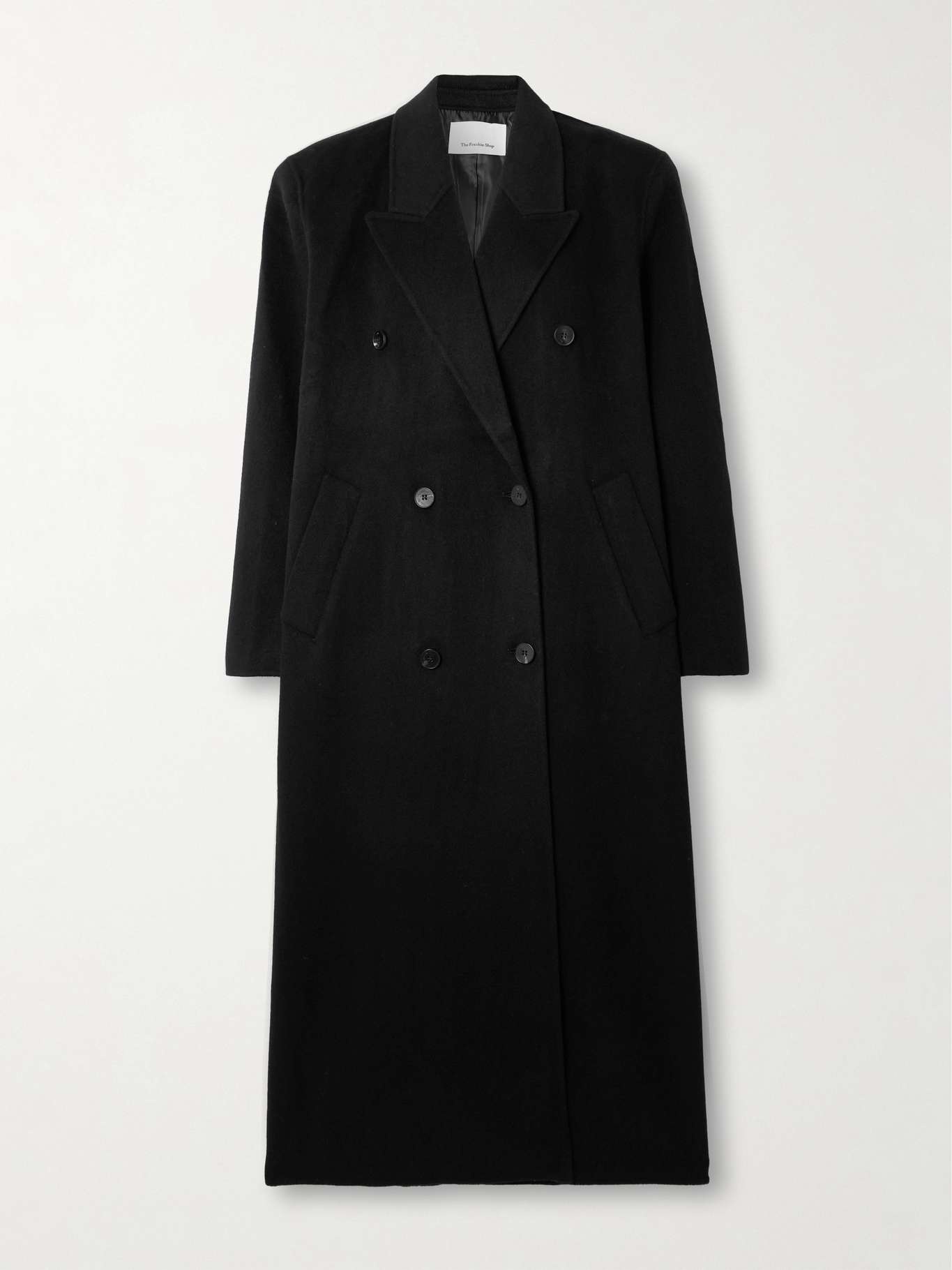 Gaia double-breasted wool-blend coat - 1