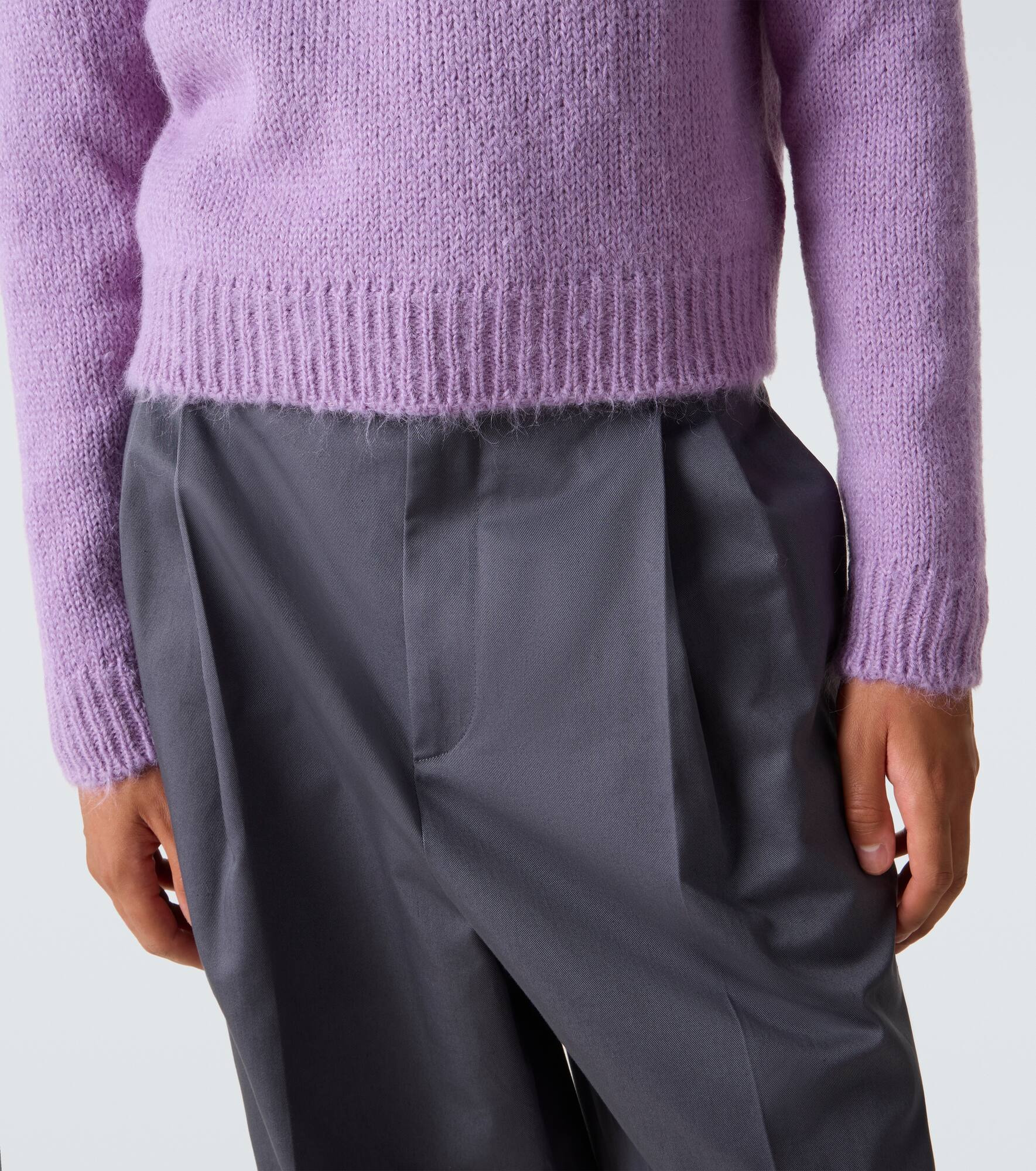 Alpaca and wool-blend sweater - 6