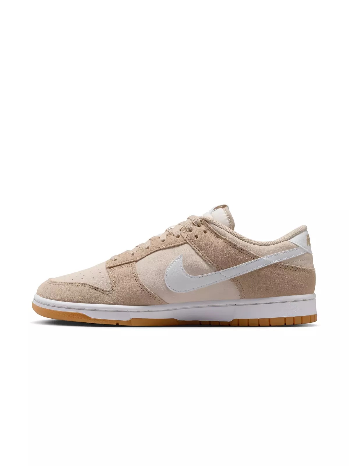 Dunk Low Retro SE "Pale Ivory/White/Lt Orewood Brn" Men's Shoe - 4