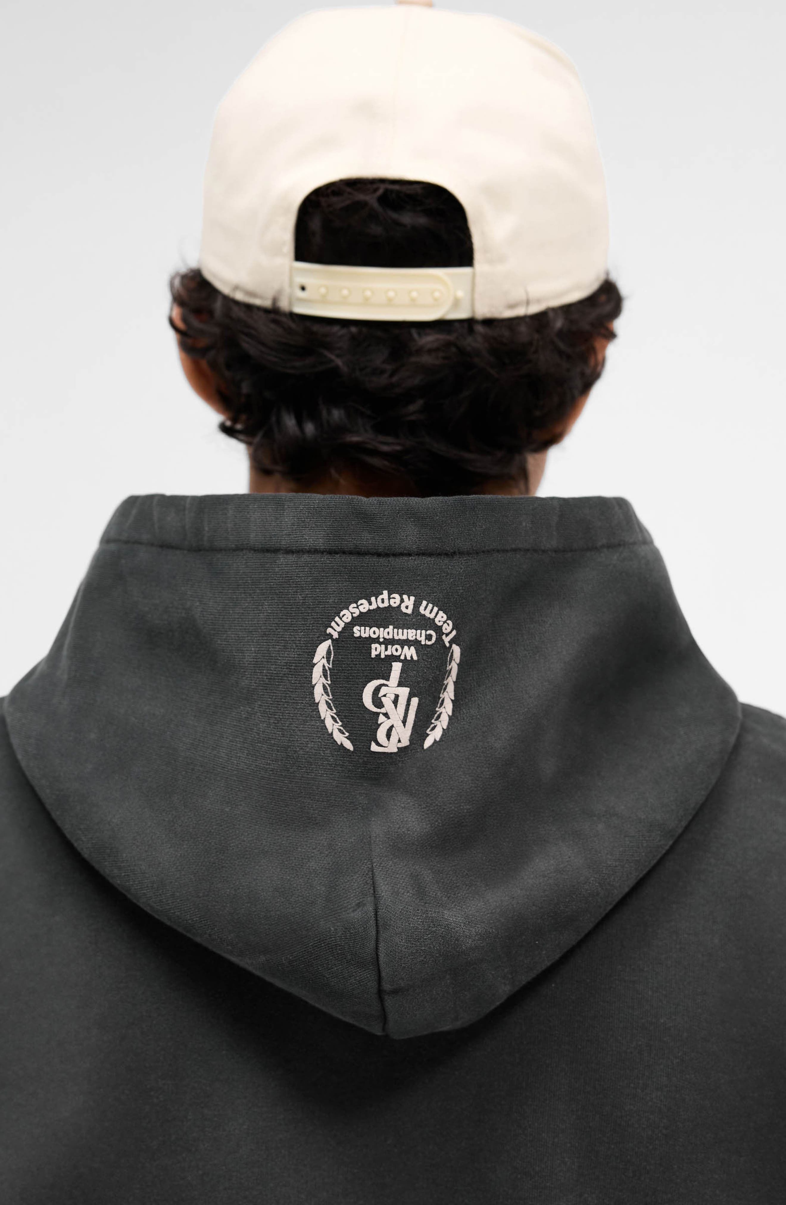 Represent World Championship Graphic Hoodie in Stained Black at Nordstrom - 7
