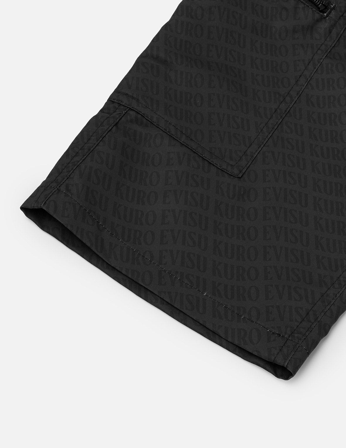 Allover Logo Print Loose Fit Cargo Pants - 12