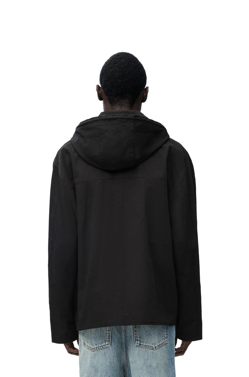 Hooded jacket in cotton 4