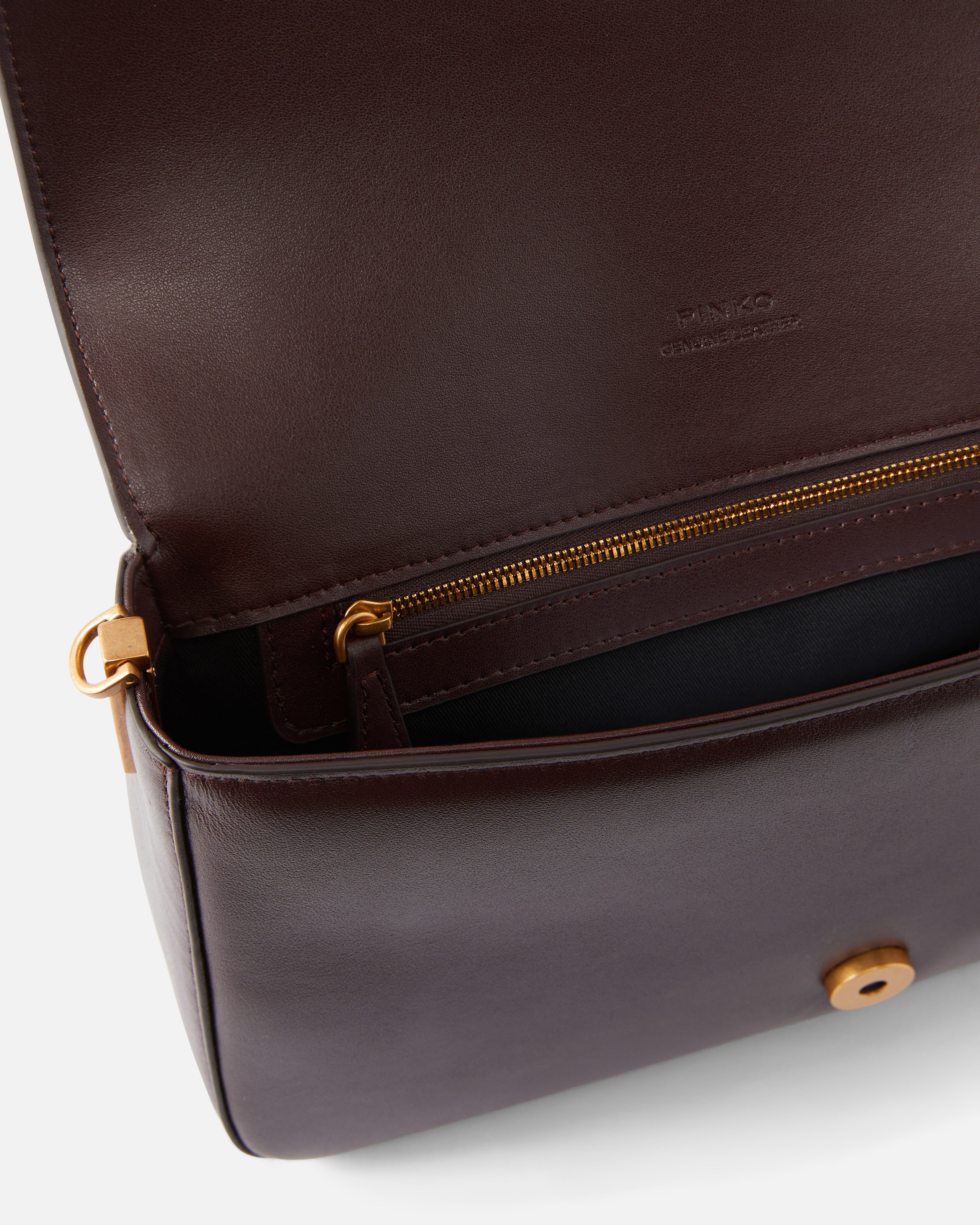 LOVE BAG ONE SLOUCHY MEDIUM HANDBAG IN LEATHER WITH TWO STRAPS - 4