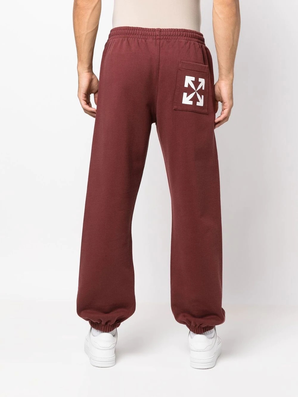 Arrows-print straight-leg track pants - 4