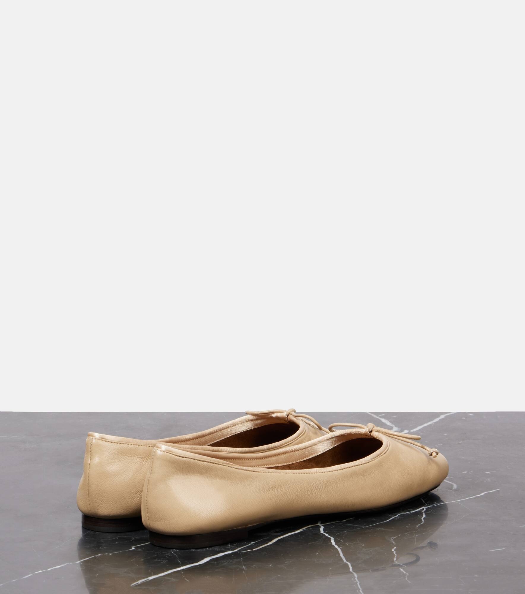 Charlotte leather ballet flats - 2
