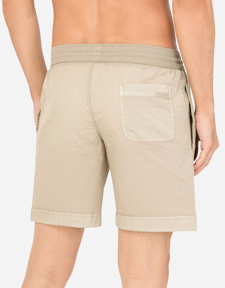 Mid-length swim trunks with key chain - 5