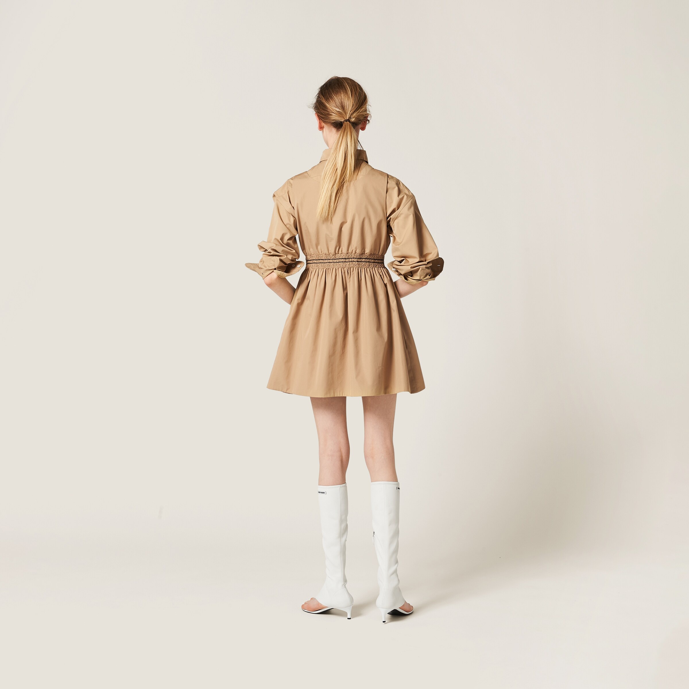 Poplin mini-dress - 3