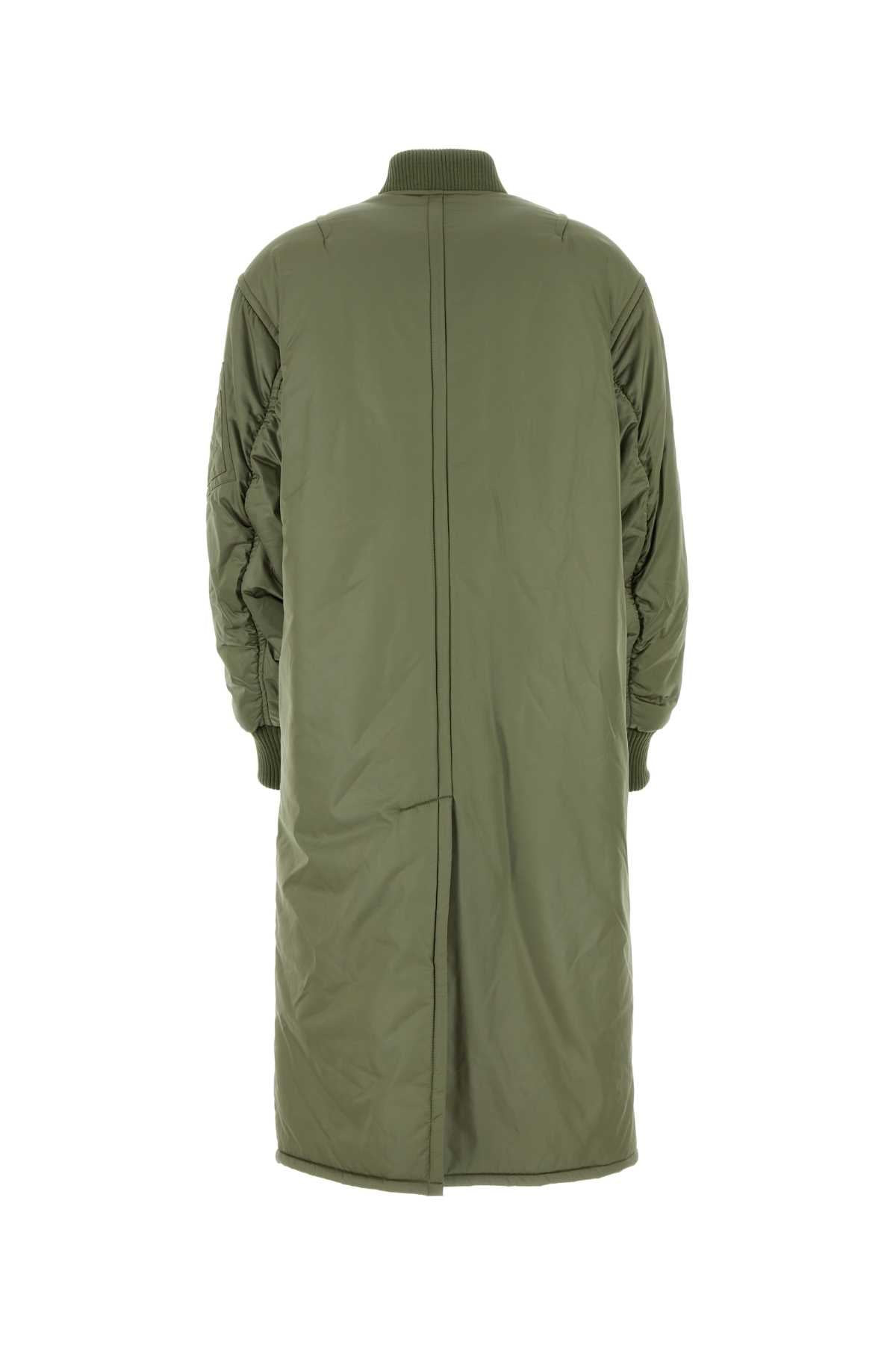 Stand Studio Women Olive Green Nylon Abbie Padded Jacket - 2
