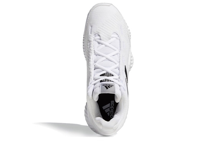 (WMNS) adidas Pro Bounce 2018 Low 'White Black' FW5748 - 5