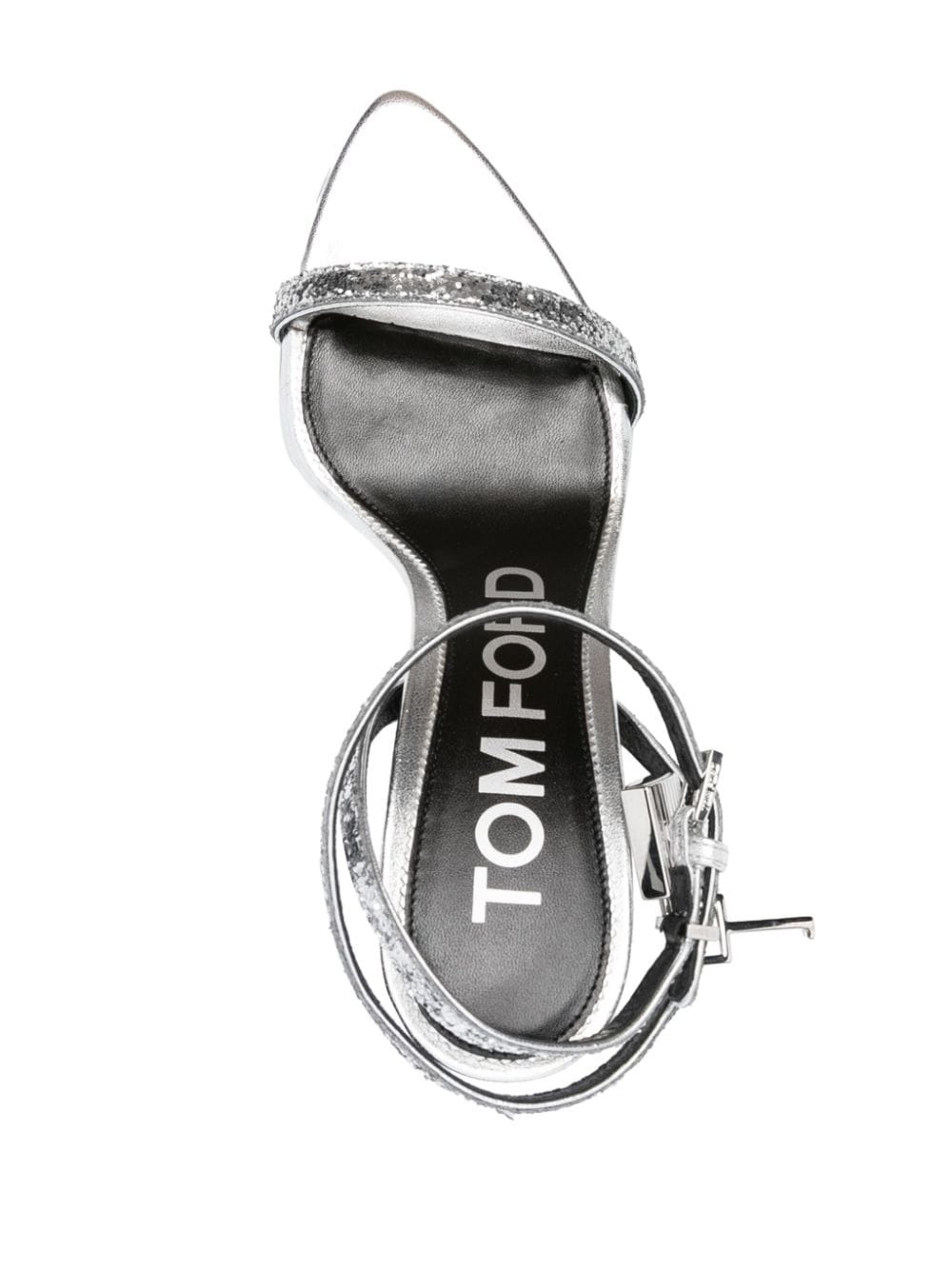 Padlock 85mm glitter sandals - 4