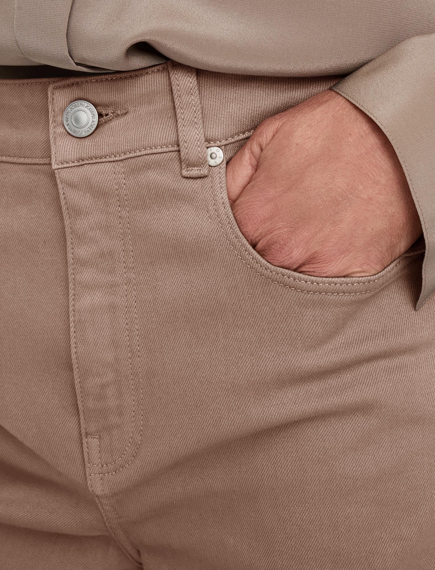 Abbey Denim Stretch Trousers - 5
