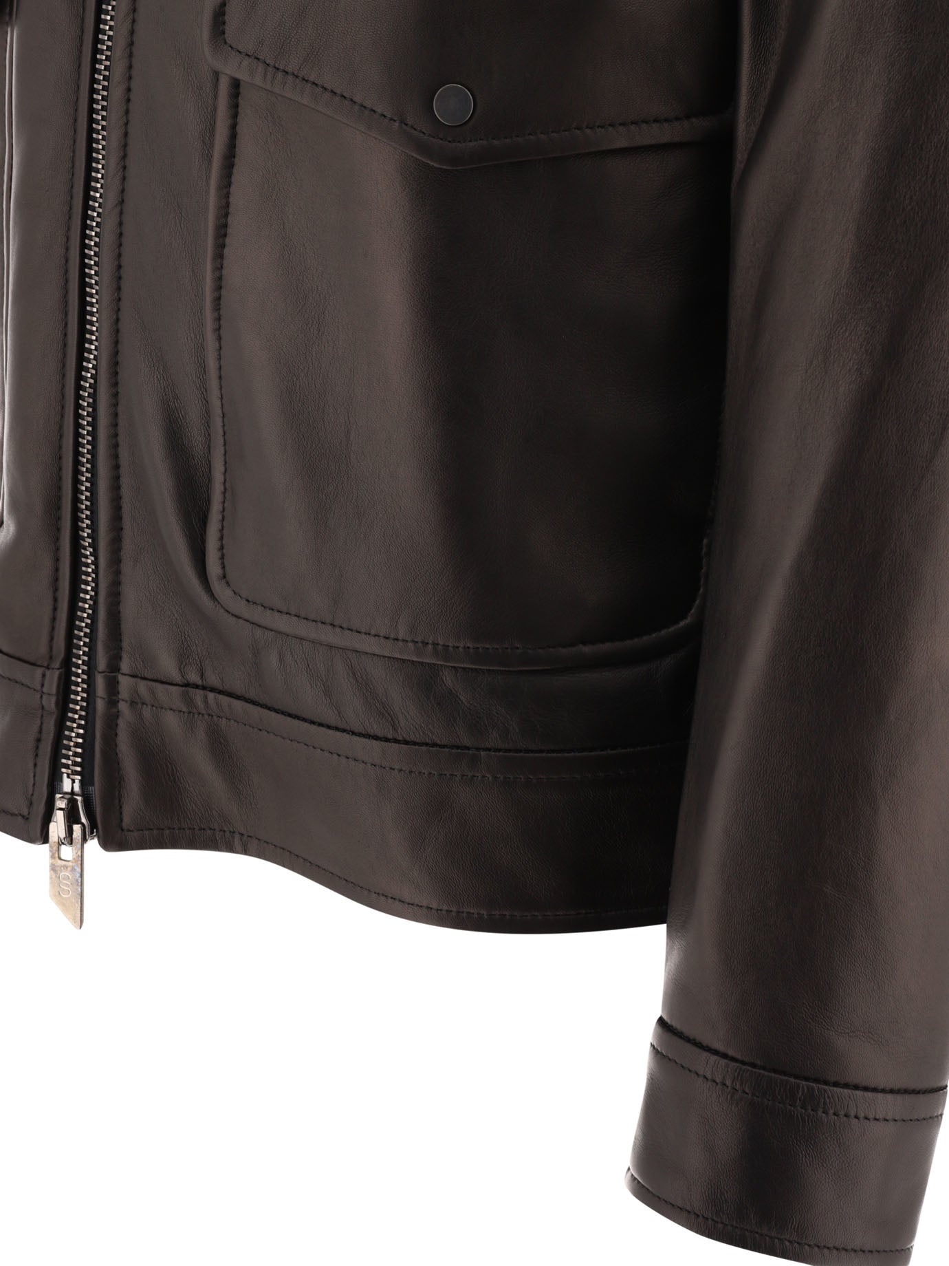 Salvatore Santoro - Salvatore Santoro Leather Biker Jacket - 4