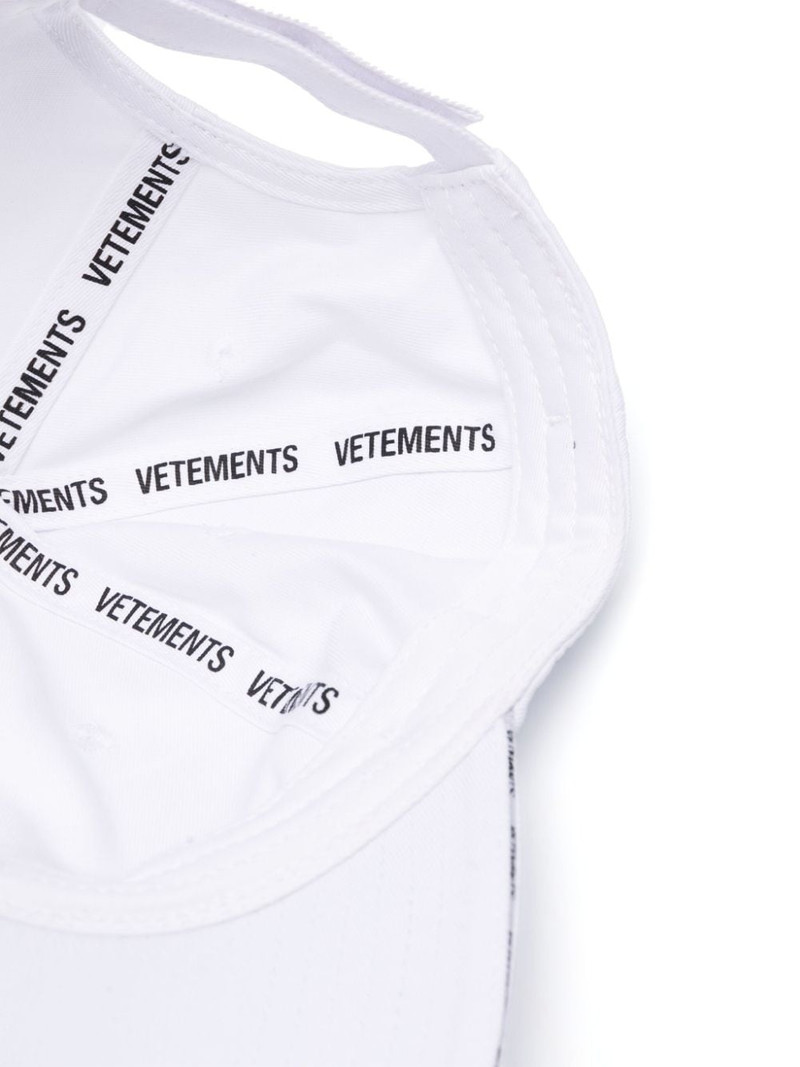 VETEMENTS logo-embroidered cotton cap outlook