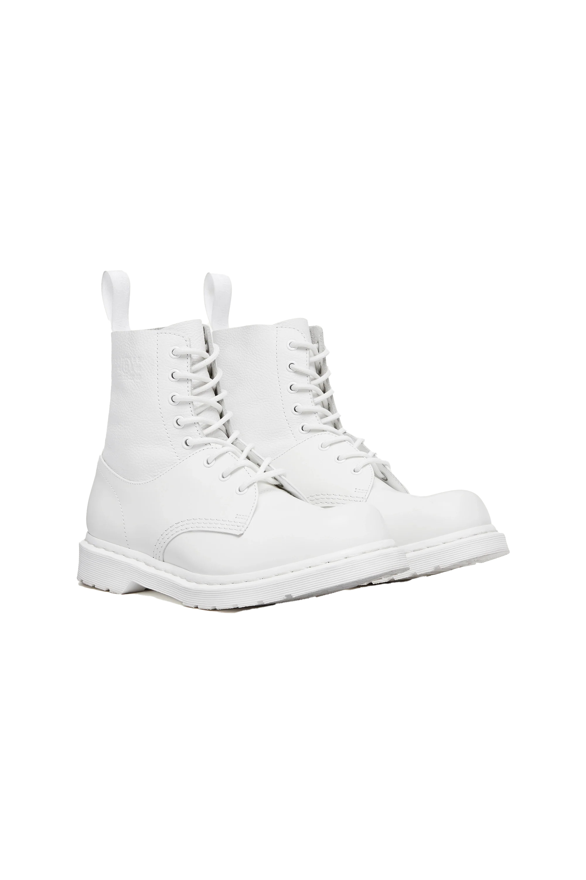 MM6 Maison Margiela X Dr. Martens 1460 8-Eye No Steel Toe Womens Boot White - 2