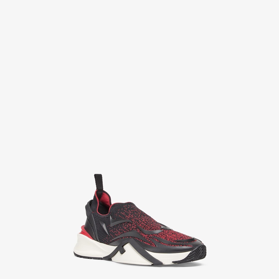 Black mesh running sneakers - 2