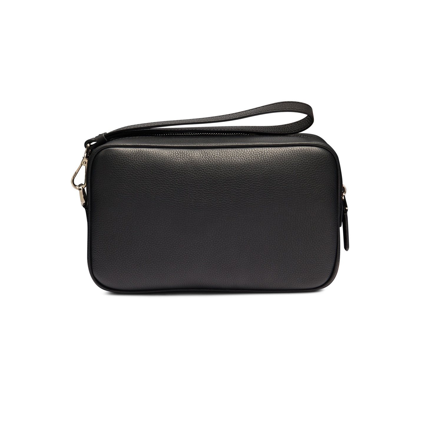 Black tumbled leather beauty case - 3