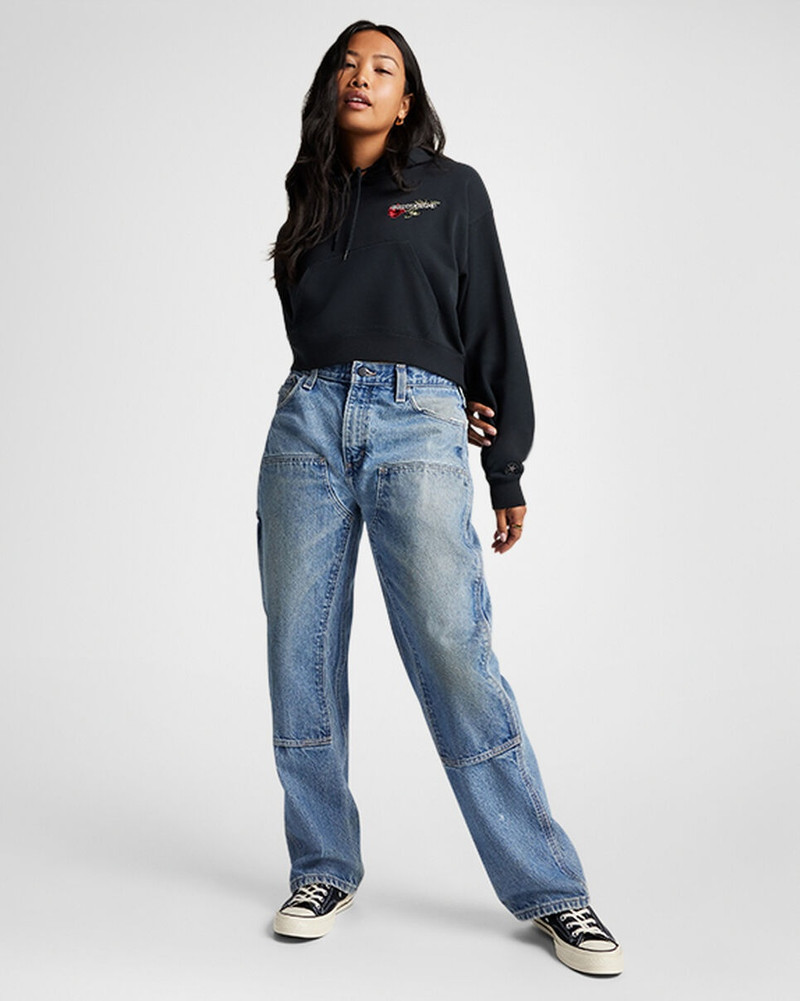Converse Valentine's Day Cropped Hoodie outlook