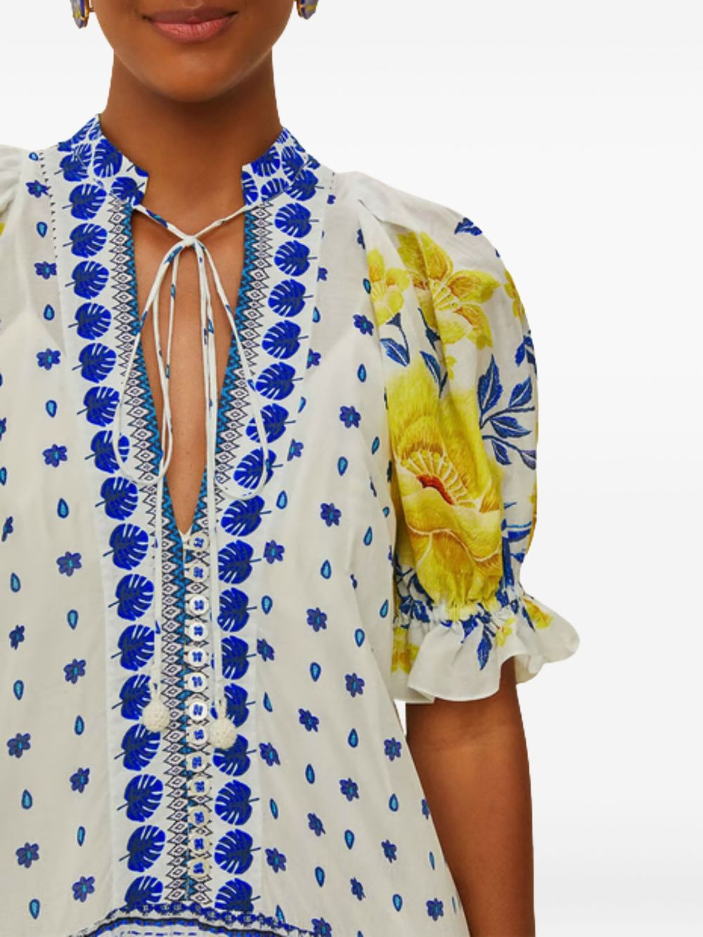 Zuli mosaic-print midi dress - 2