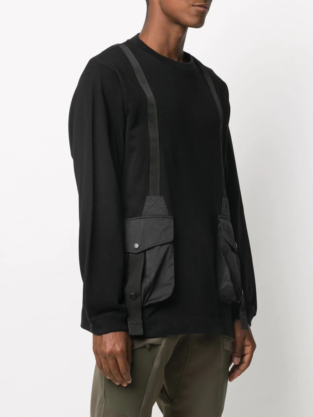 utility pocket sweatshirt - 3