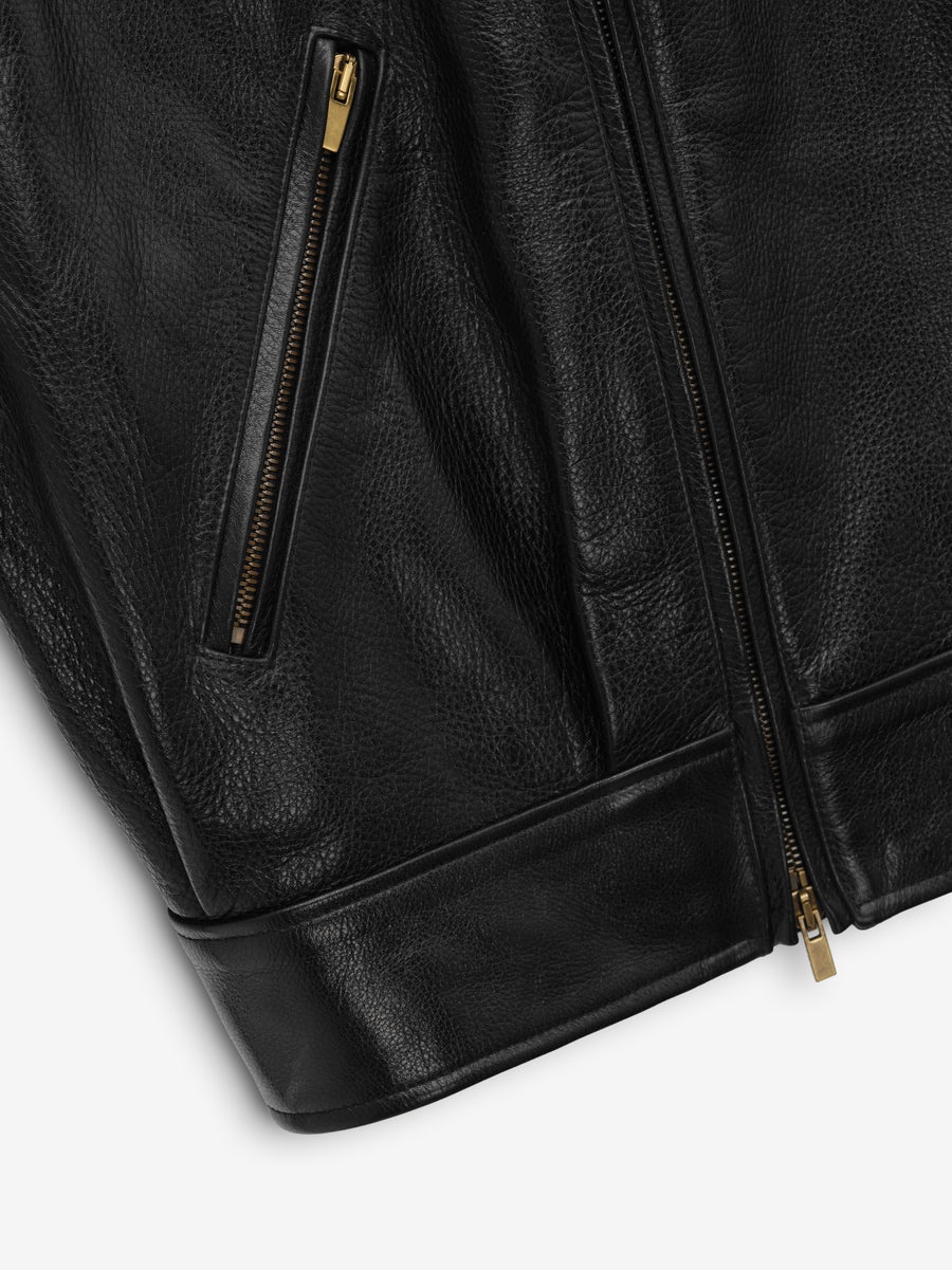 Leather Motorcycle Jacket - 4