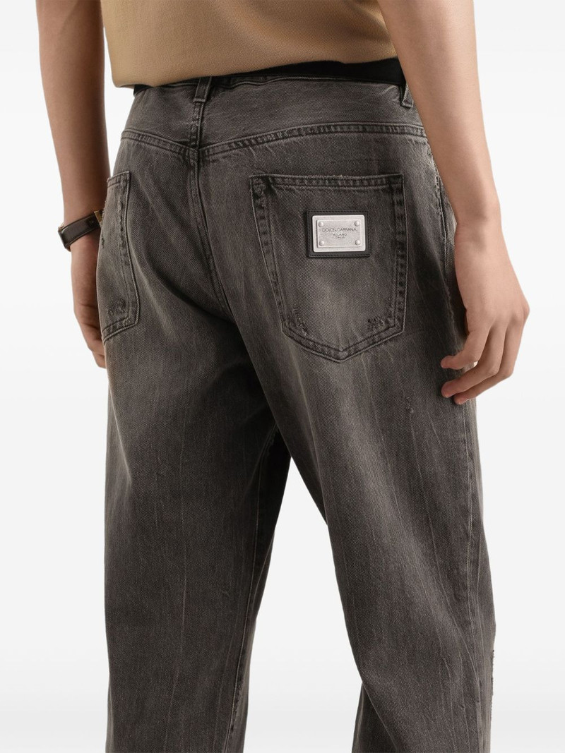 distressed-effect jeans 5