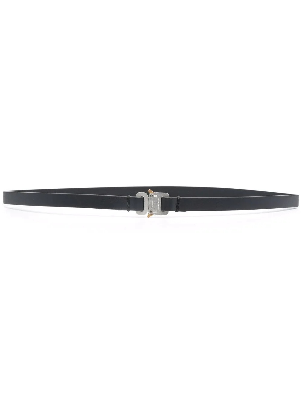 buckle-fastening leather belt - 1